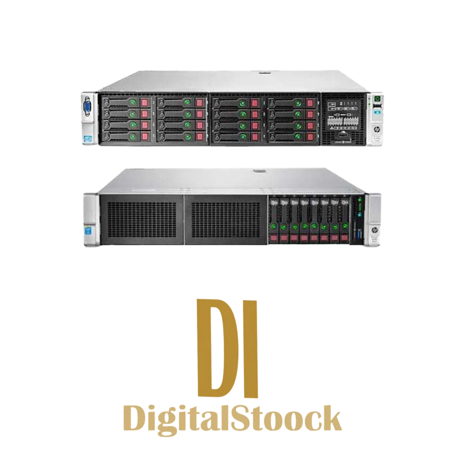 سرور استوک HP ProLiant DL380 Gen9 8SFF | 2× Intel Xeon E5-2680 v4 | 28 هسته و 56 رشته | رم 32GB DDR4 | 2× HDD 1TB | RAID P440 2GB | پاور Redundant